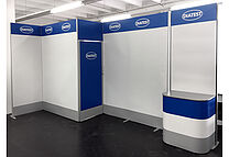 DIATEST Hermann Költgen GmbH ISOframe Wave exhibition stand DIATEST Hermann Költgen GmbH ISOframe Wave exhibition stand