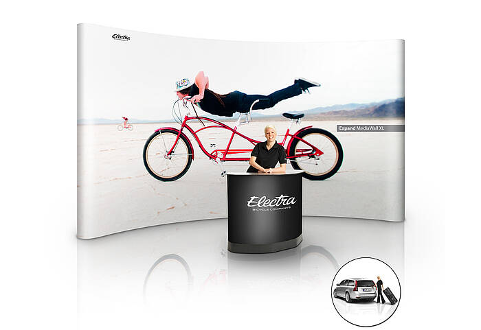 Expand MediaWall XL mit Theke Expand MediaWall XL mit Theke