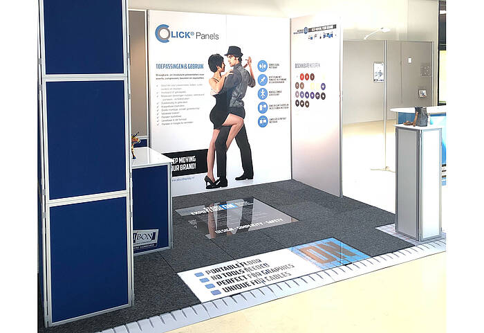 Stand-ON exhibition floor Example 6