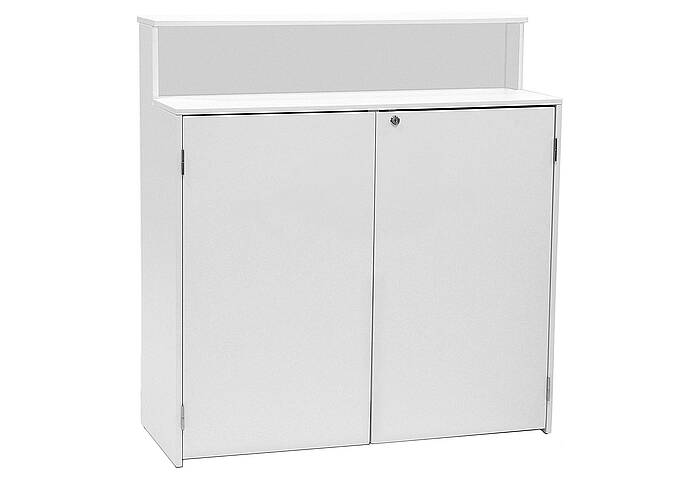 ALU LightUp MAX LED Counter - rear with lockable doors