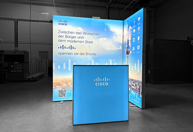 Cisco Systems GmbH LED-Messestand Cisco Systems GmbH LED-Messestand