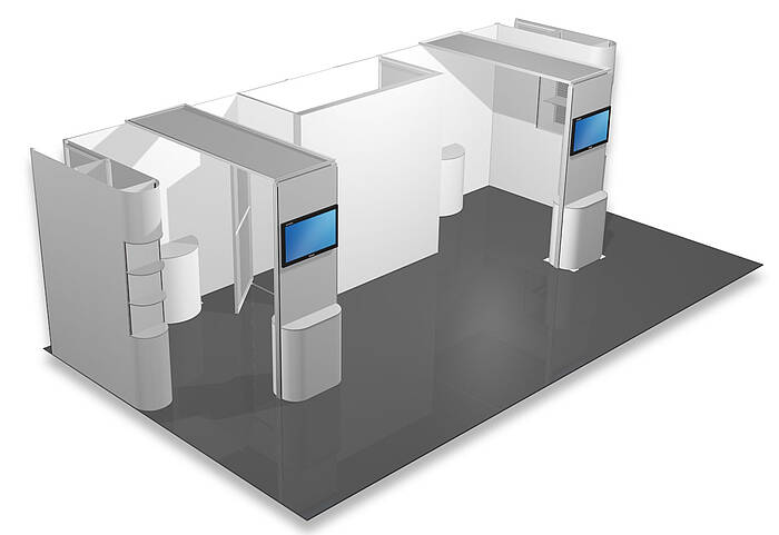 Exhibition stand solutions example 2 Exhibition stand solutions example 2