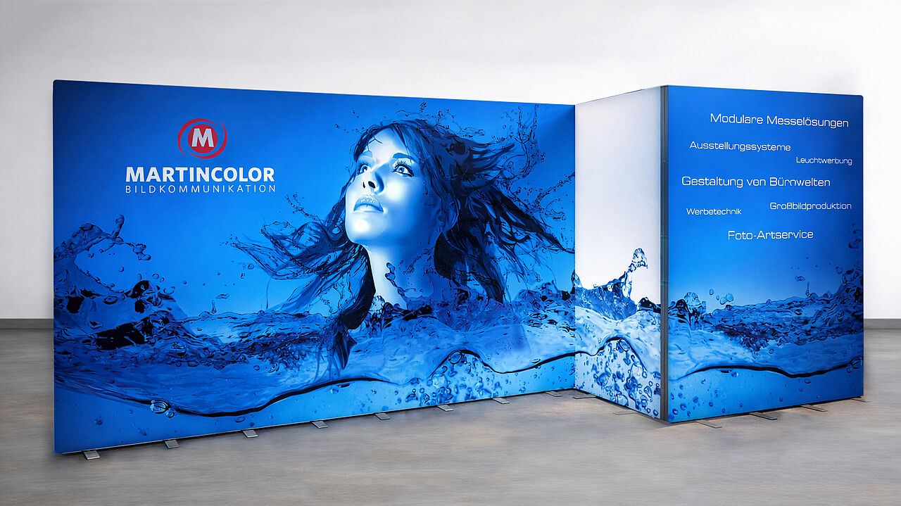 LED-Messestand - ALU STAR 1