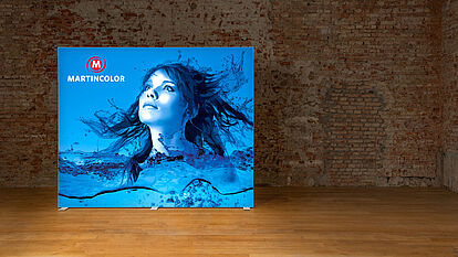 LED exhibition wall - ALU STAR 300x248cm