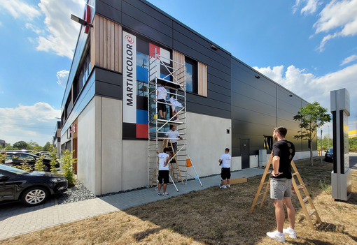 MARTINCOLOR Fassaden-Branding