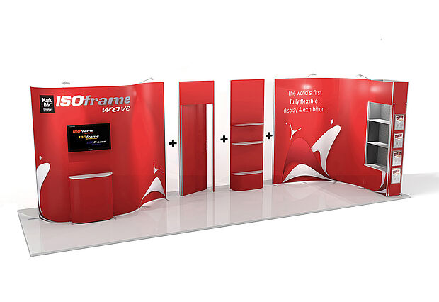 ISOframe gerade Messestand