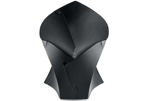 Flux Chair Schwarz Rückseite Flux Chair Schwarz Rückseite