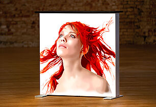 ALU STAR LED-Theke