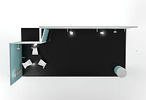 ISOframe Fabric exhibition stand solutions Example 3