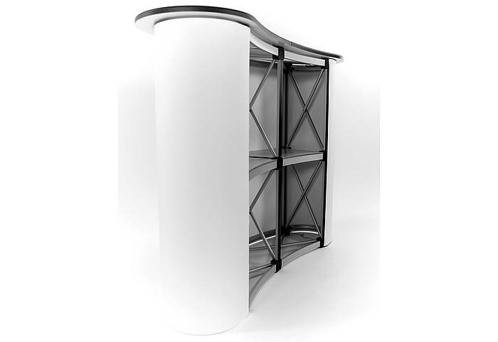 PopUp Counter side view