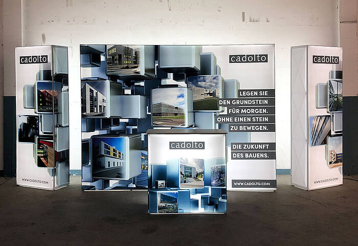 Cadolto Modulbau GmbH GRID Lightbox Messestand 5 Cadolto Modulbau GmbH GRID Lightbox Messestand 5