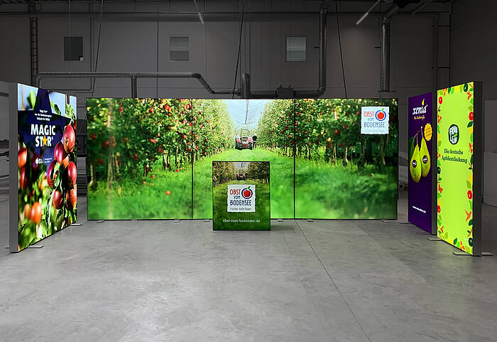 Obst vom Bodensee GmbH ALU STAR LED-Messestand 6 Obst vom Bodensee GmbH ALU STAR LED-Messestand 6
