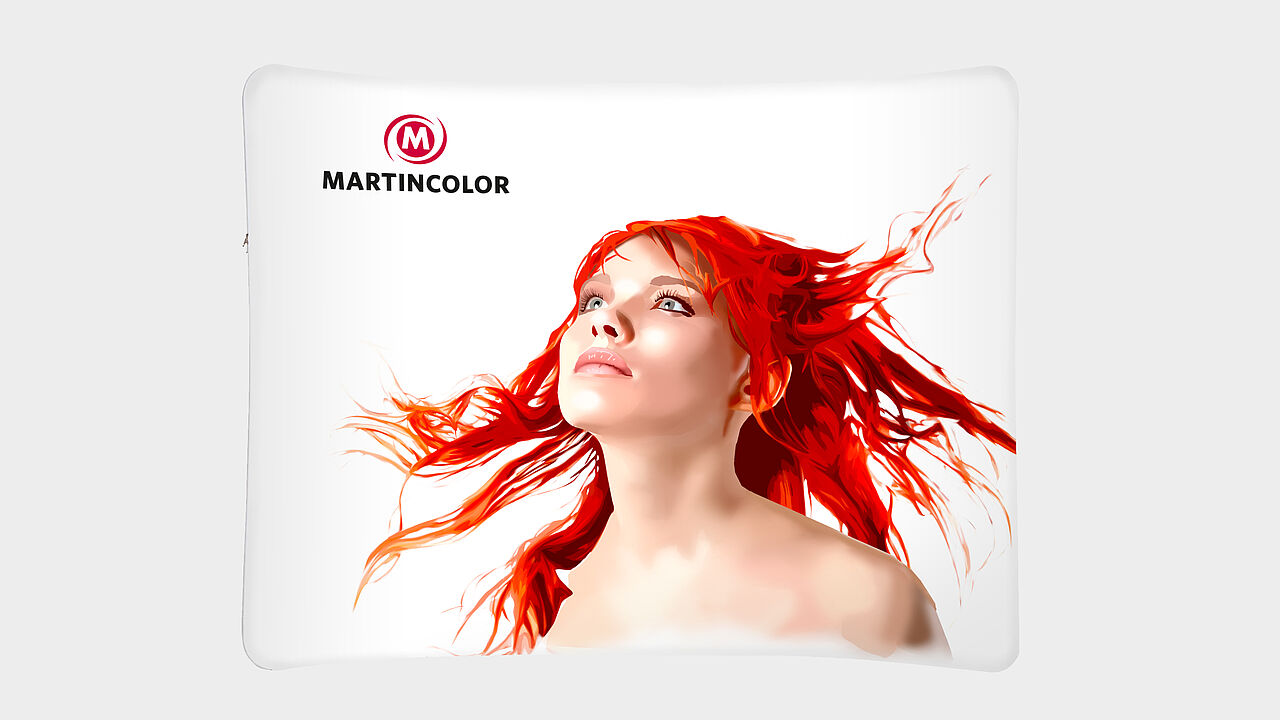 Flexible exhibition wall - ZippWall curved 1