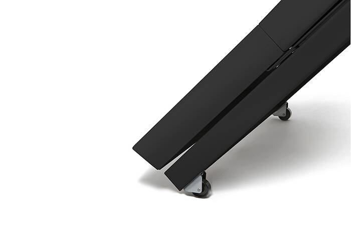 Digital customer stopper SMART rollers black Digital customer stopper SMART rollers black