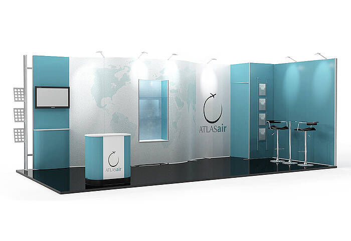 Exhibition stand solutions example 24 Exhibition stand solutions example 24