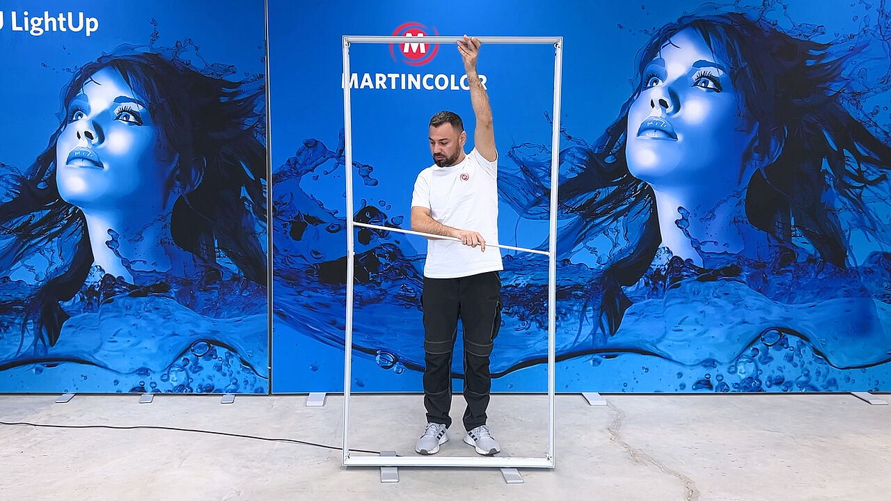 LED-Faltdisplay - MAGIC FOLD - Aufbau 2