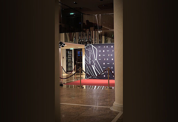 Hessen Film & Medien GmbH press wall ZippWall straight 2