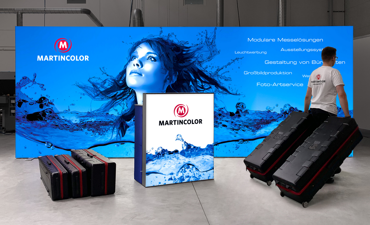 Mobile exhibition wall
