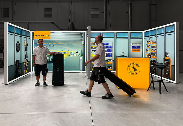 Continental LED-Messestand 1