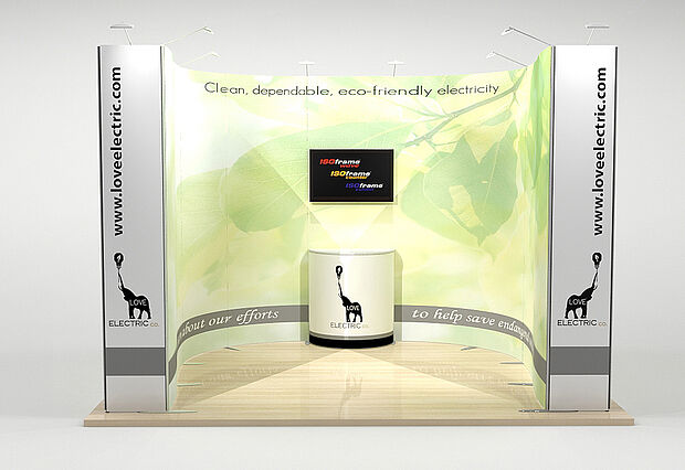 Exhibition stand solutions example 17 Exhibition stand solutions example 17