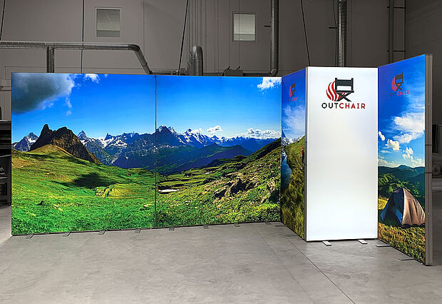 Outchair GmbH LightUp LED exhibition stand 2 Outchair GmbH LightUp LED exhibition stand 2