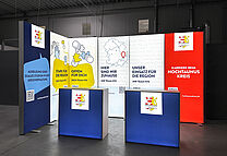 Hochtaunuskreis - LED Messestand mit Leuchttheken 3