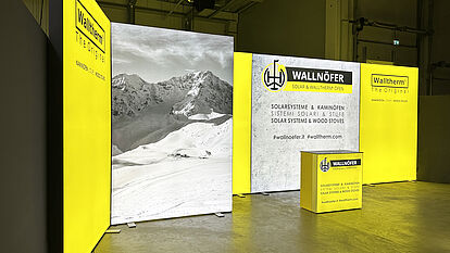 LED exhibition stand - ALU STAR - customer project 1