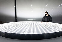Round lightbox for the opera “Written on Skin” 2