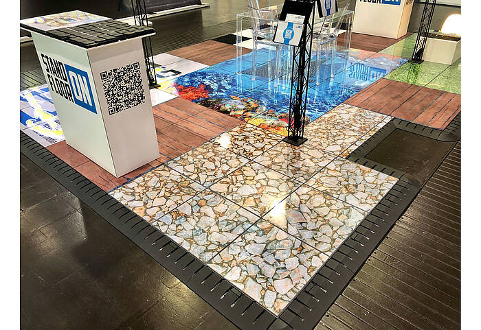 Stand-ON exhibition floor Example 3