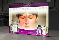 Candela Laser Germany LED exhibition wall ALU STAR 4