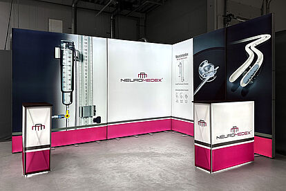 ALU LightUp LED exhibition stand - customer project