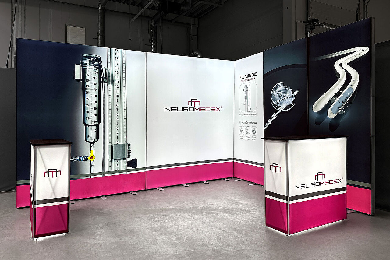 ALU LightUp LED exhibition stand - customer project