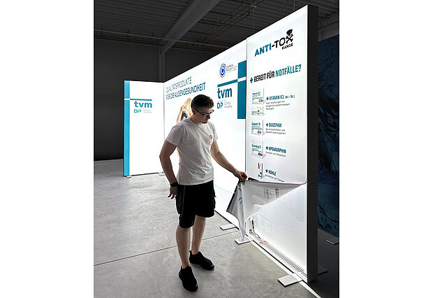 TVM Tiergesundheit GmbH LED-Messestand Dateil TVM Tiergesundheit GmbH LED-Messestand Dateil