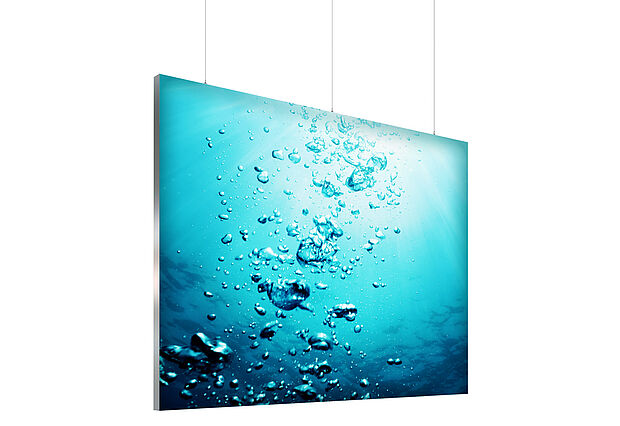 OCTAlumina ceiling hanger Example