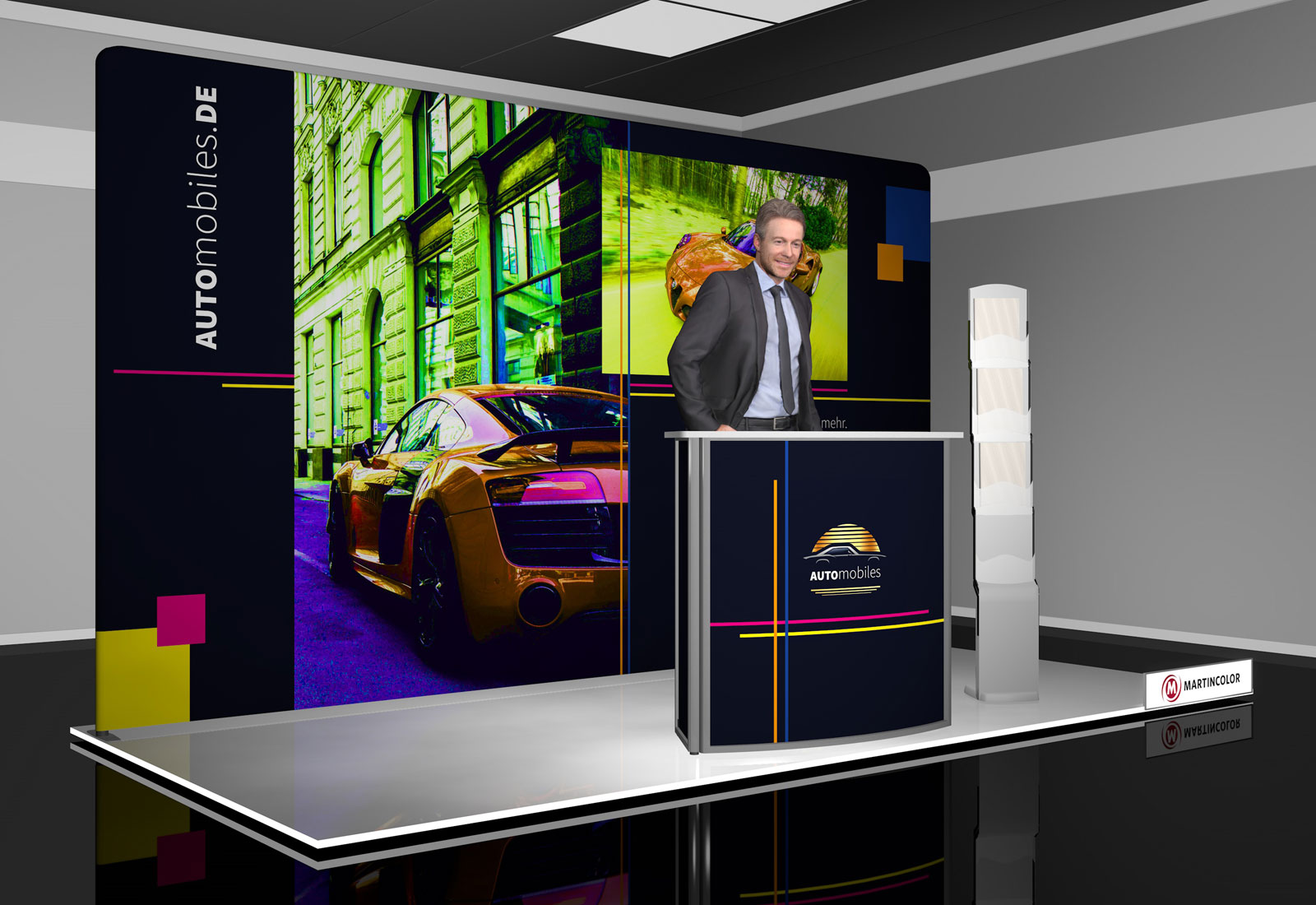 Messe-Set Budget 7 für 4x2 m Standfläche