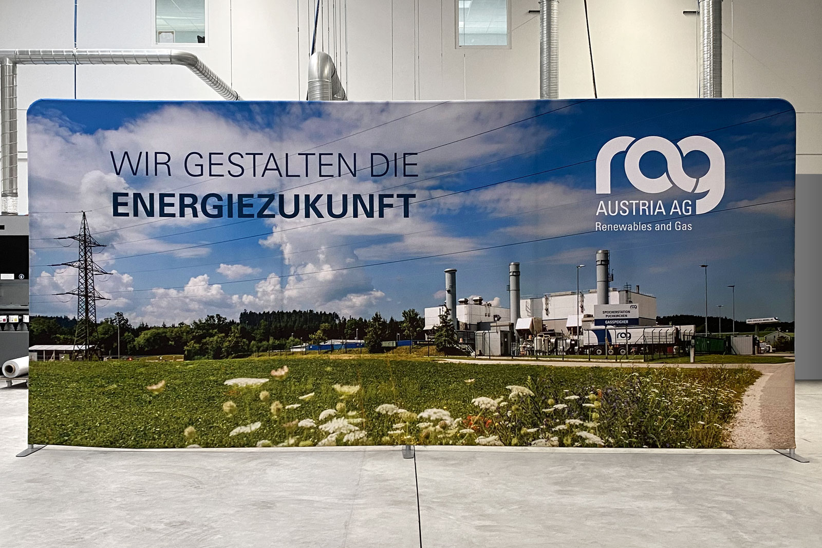 Mobile exhibition wall - ZippWall Straight - RAG Austria