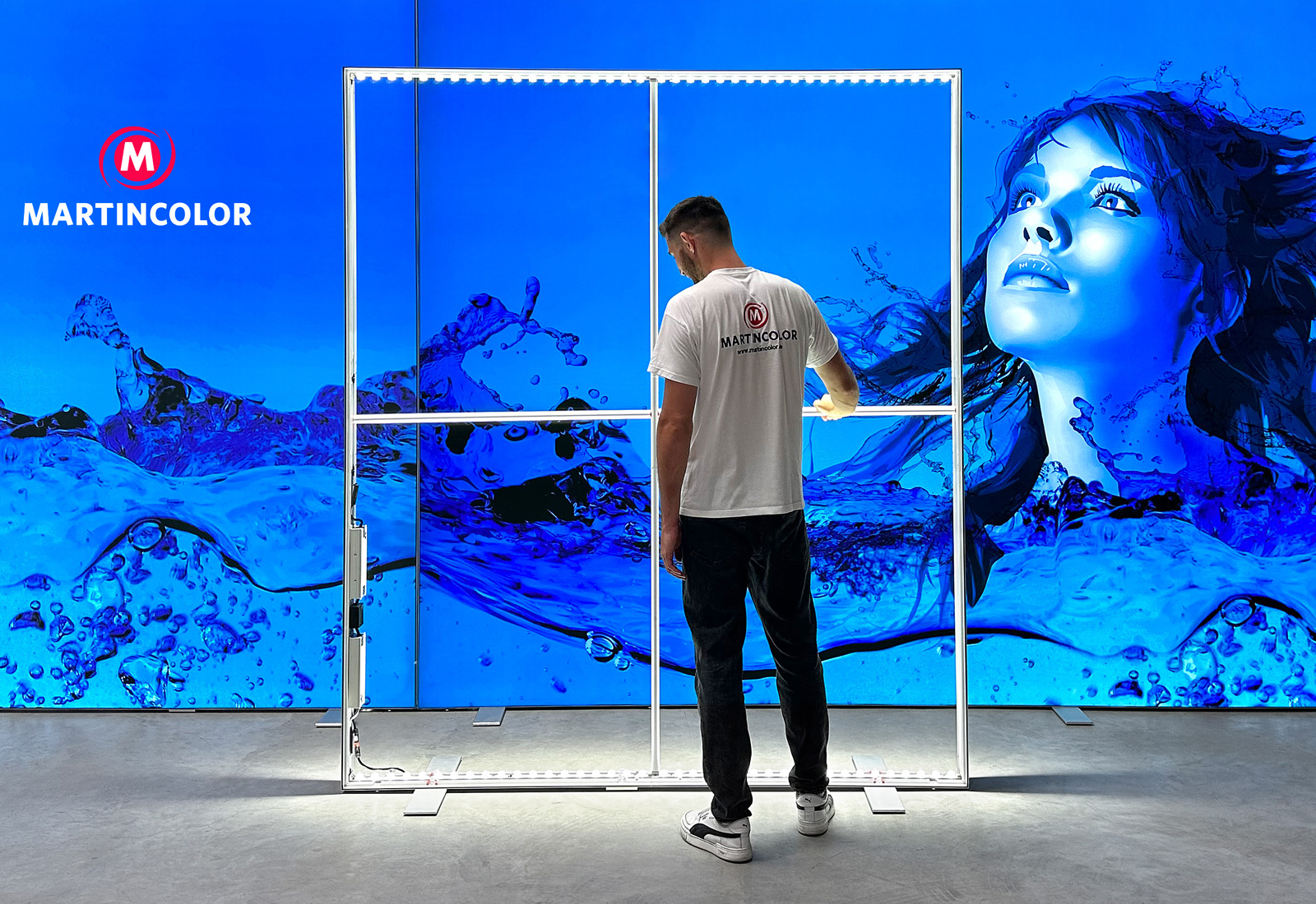 LED exhibition wall ALU STAR