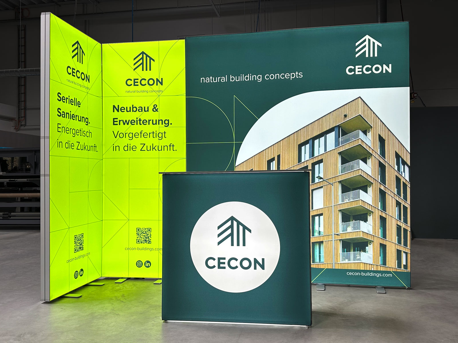 LED Messestand - ALU LightUp - CECON Buildings GmbH