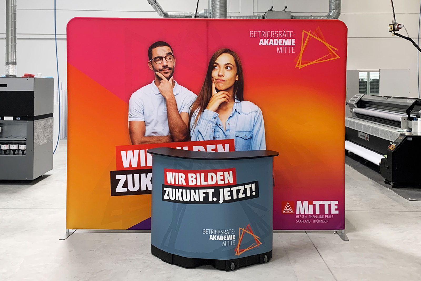 Messewand - ZippWall Straight - IG Metall