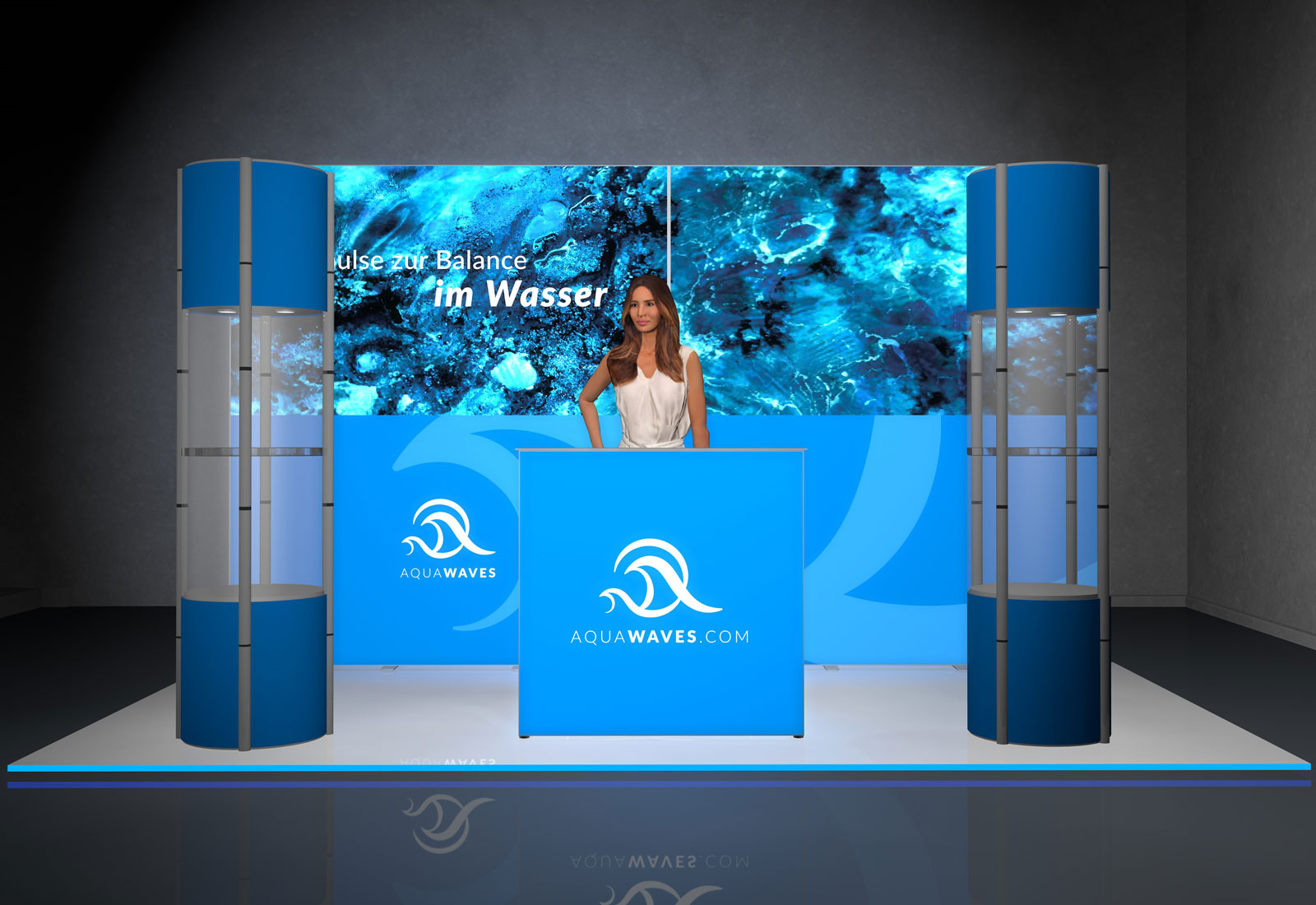 Messe-Set LED 8 für 4x2 m Standfläche