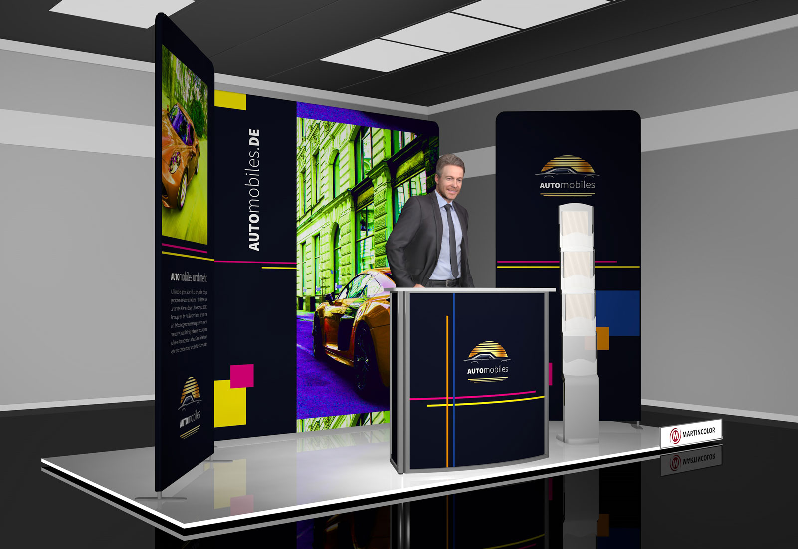 Messe-Set Budget 8 für 4x2 m Standfläche