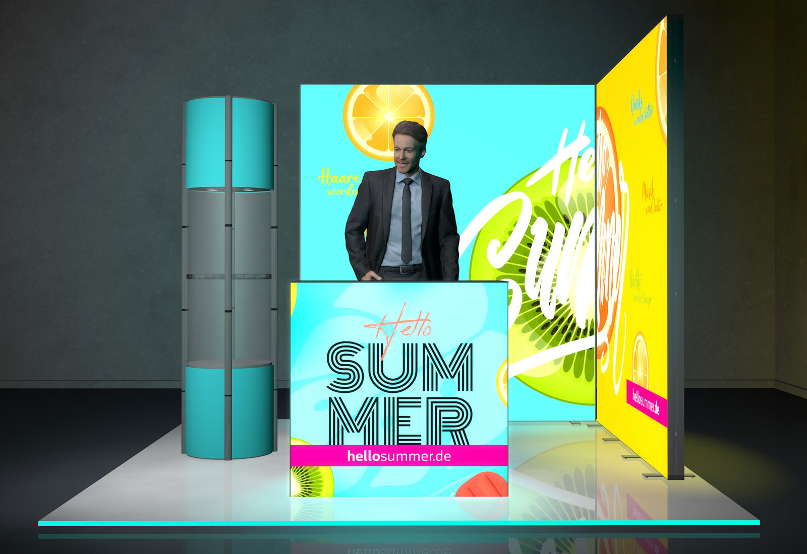 Messe-Set LED 5 für 3x3 m Standfläche