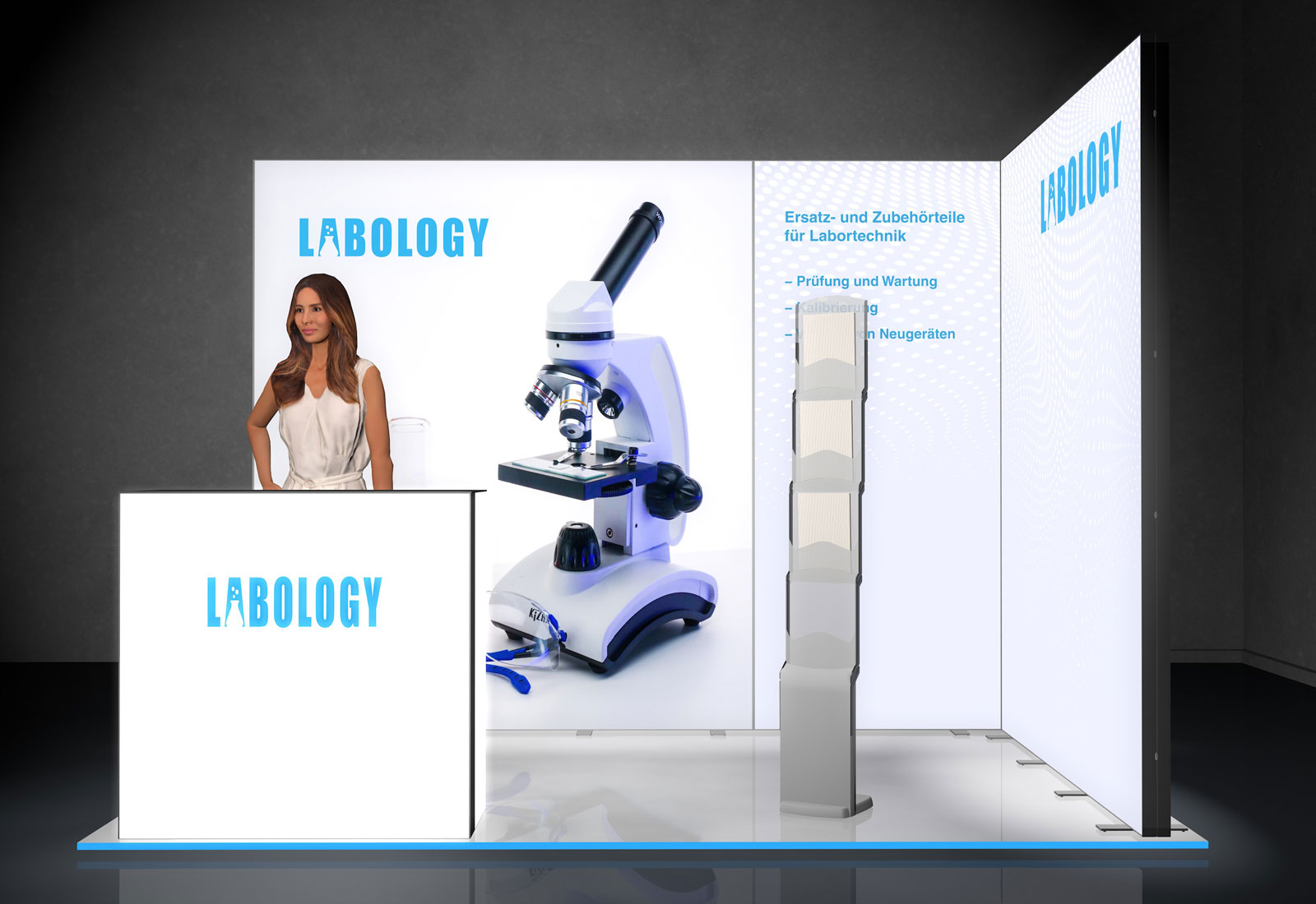 Messe-Set LED 1 für 3x2 m Standfläche