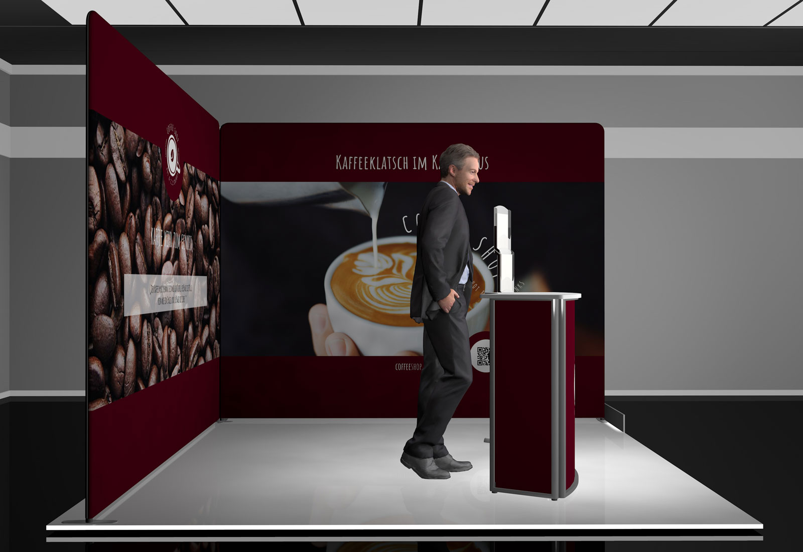 Messe-Set Budget 5 für 3x3 m Standfläche