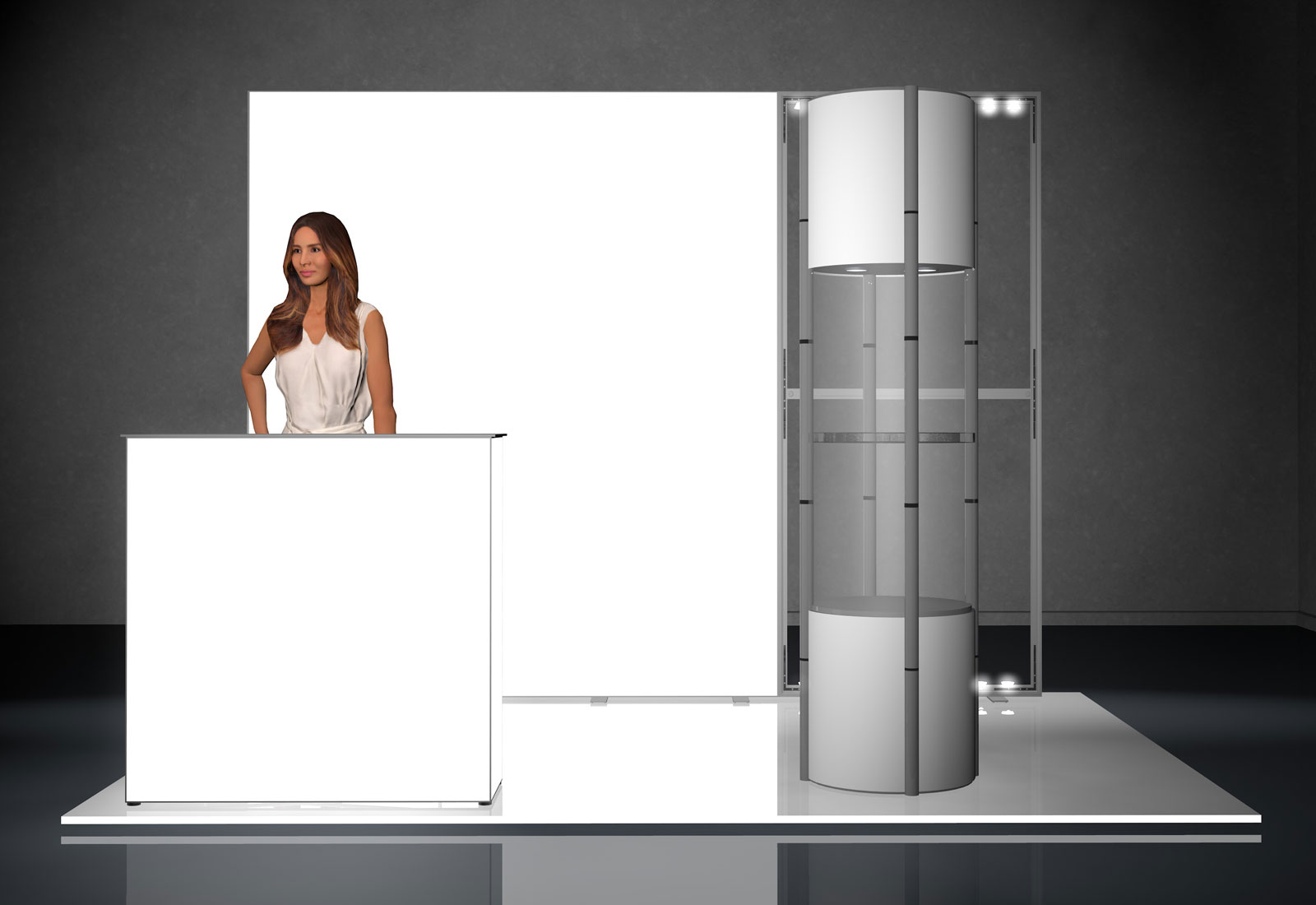 Messe-Set LED 3 für 3x2 m Standfläche
