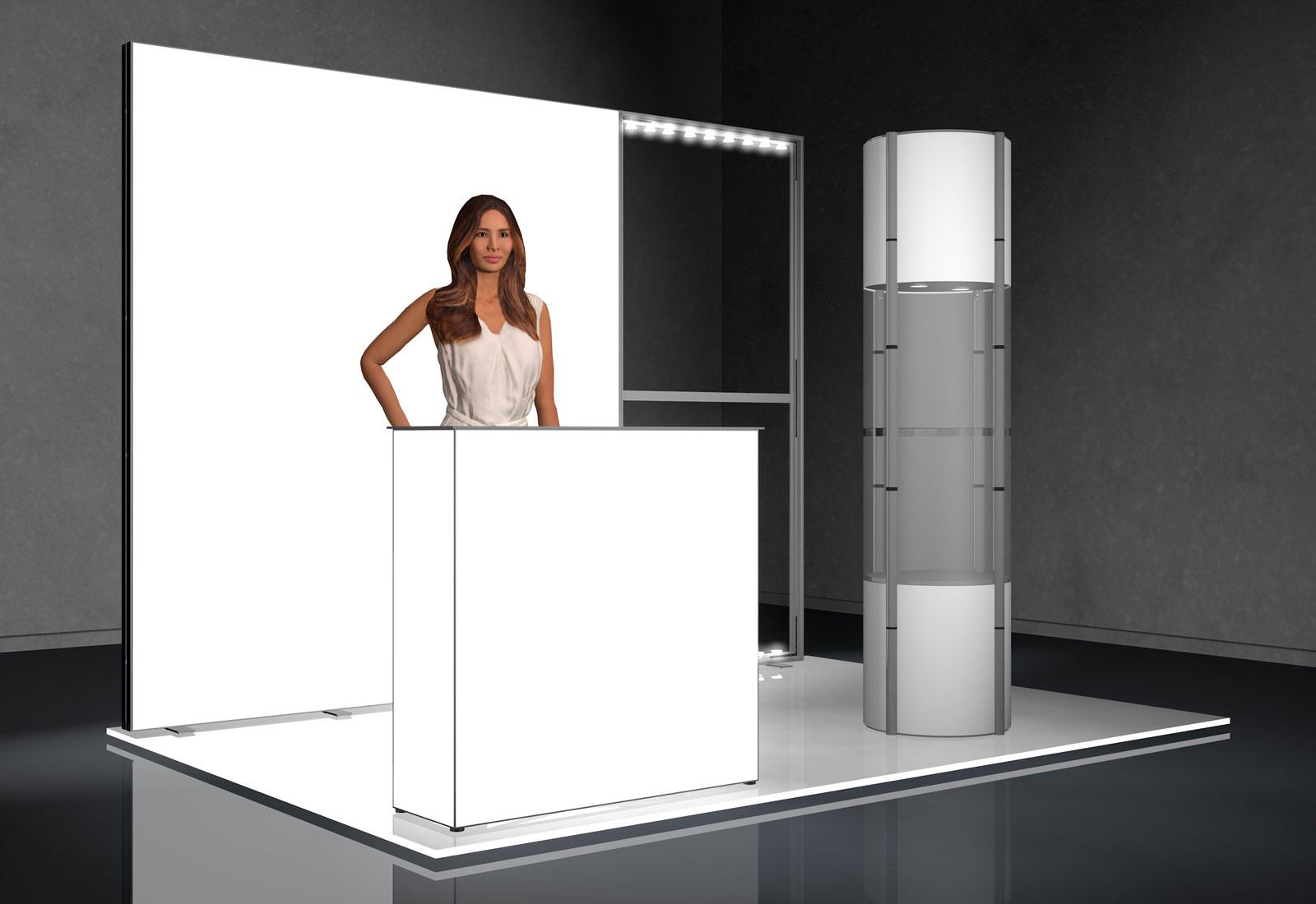 Messe-Set LED 3 für 3x2 m Standfläche