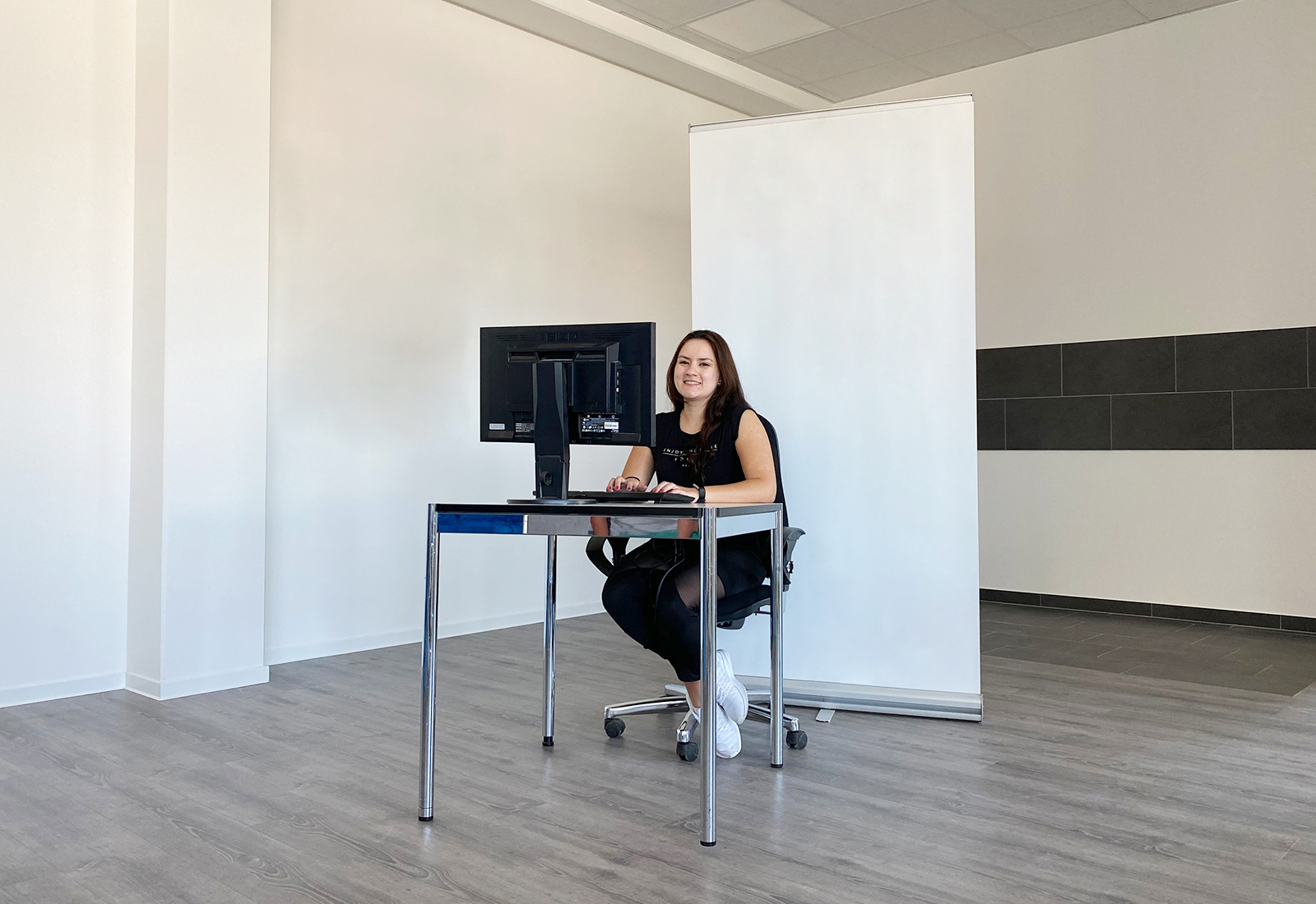 RollUp Rückwand neutral