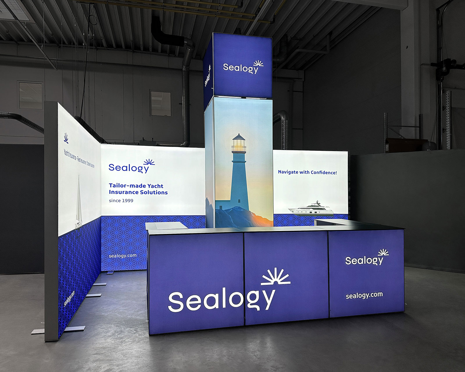 Mobile exhibition stand - ALU STAR - Sealogy