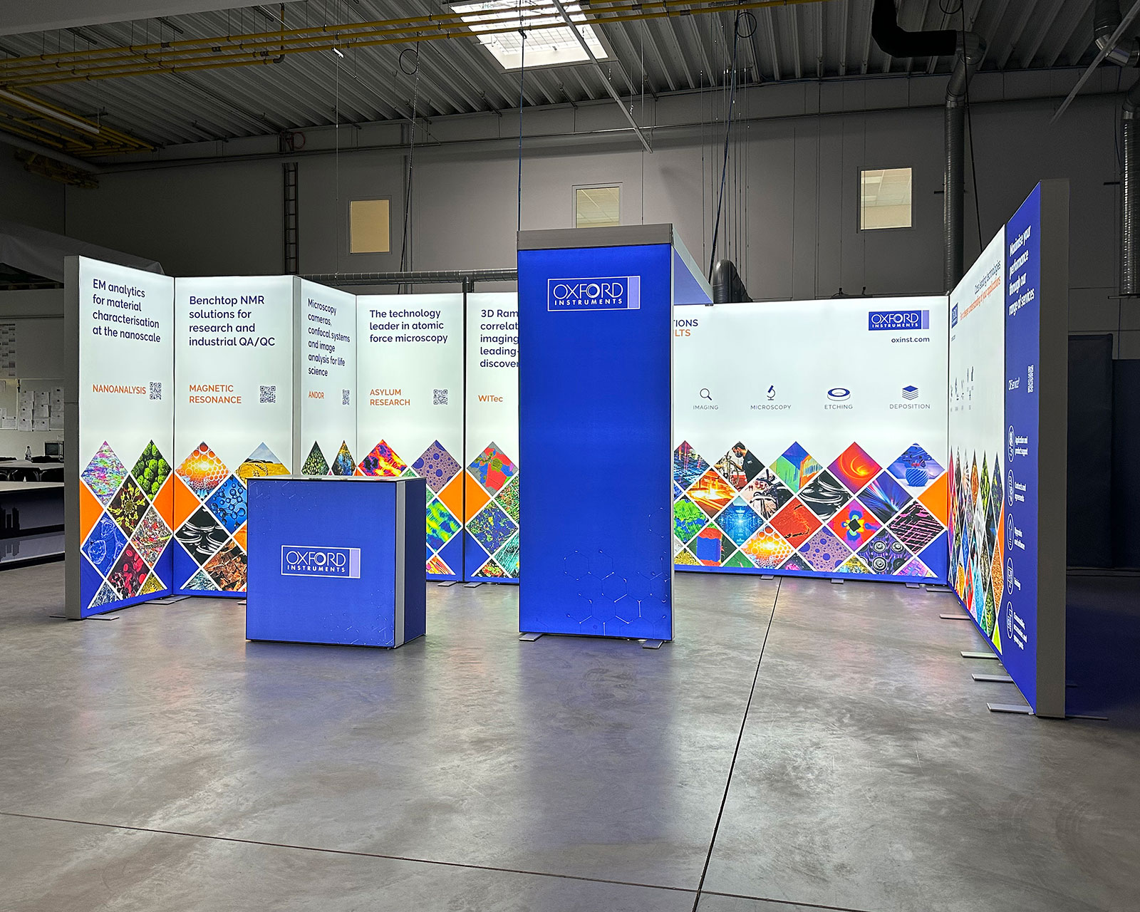Mobile exhibition stand - ALU STAR - Oxford
