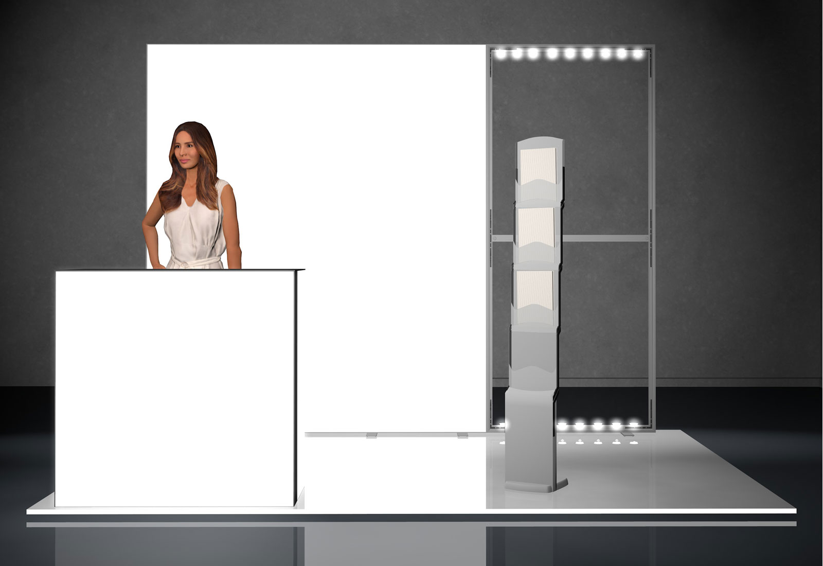 Messe-Set LED 2 für 3x2 m Standfläche